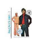 PDF INSTANT DOWNLOAD: 70s Men's Shirt Style Jacket and Flared Pants, Chest 42 (107 cm) Waist 36 (92 cm), McCall's 5383 Vintage Sewing Pattern Reproduction