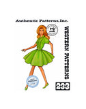 PDF INSTANT DOWNLOAD: 70s Two Piece Women's Line Dancing Outfit, Bust 30.5", Authentic Patterns 233, Vintage Sewing Pattern Reproduction