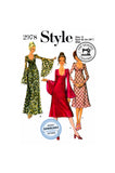 PDF INSTANT DOWNLOAD: 70s Empire Waist Dress with Bell Sleeves, Bust 36 (92 cm), Style 2978, Vintage Sewing Pattern Reproduction