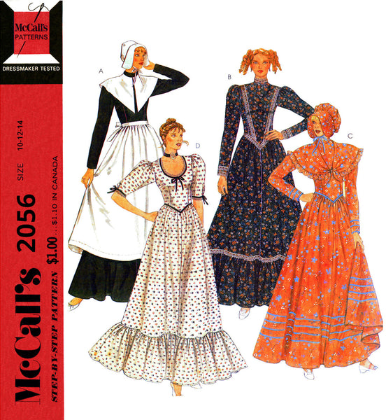 80s Prairie Dress, Pilgrim Costume, Apron, Shawl and Hats, Bust 32.5 t Patterns Central 80s Prairie Dress, Pilgrim Costume, Apron, Shawl and Hats, Bust 32.5 t Patterns Central