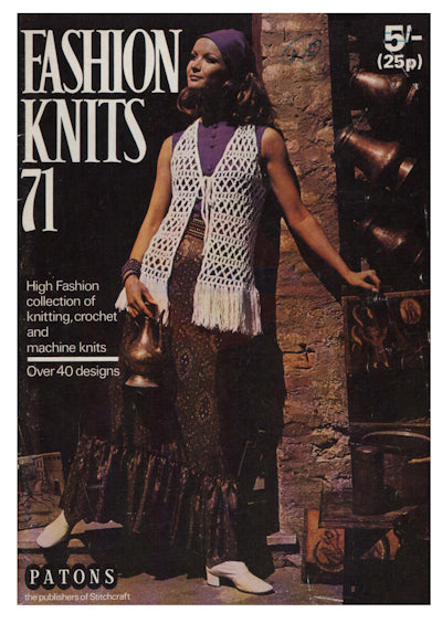 Patons Fashion Knits '71 Instant PDF Download 64 Pages