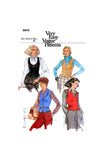 PDF INSTANT DOWNLOAD: 70s Semi-Fitted, Below Waist Vest with Variations, Various Sizes, Vogue 9849, Vintage Sewing Pattern Reproduction