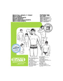 PDF INSTANT DOWNLOAD: Bevknits 7009 Men's and Boys' Underpants, Size 24"-36" Sewing Pattern Reproduction