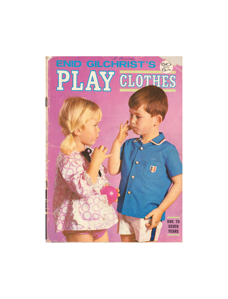 Enid Gilchrist Play Clothes 1-7 years - Drafting Book 48 pages