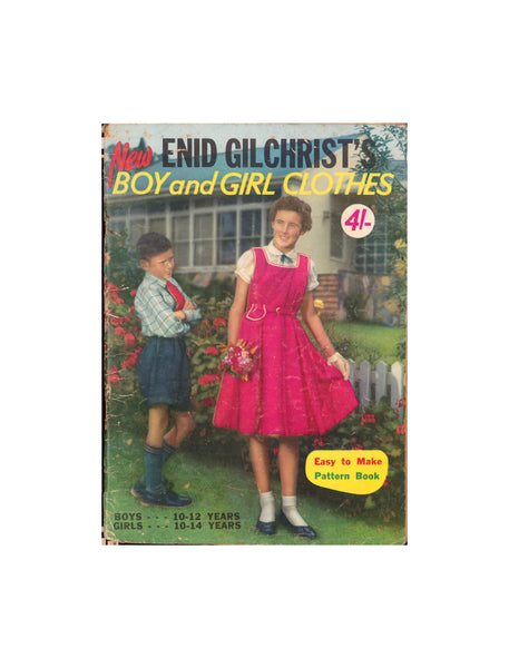 Enid Gilchrist Boy and Girls Clothes - Drafting Book 52 pages