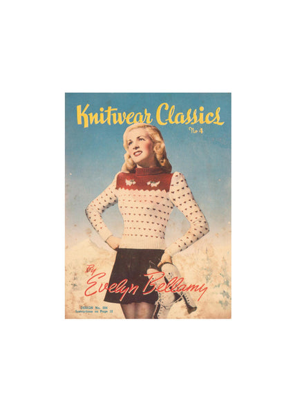 Knitwear Classics No. 4  Knitting Patterns For Women's Clothes Instant Download PDF 36 pages