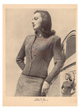 Knitwear Classics No. 4  Knitting Patterns For Women's Clothes Instant Download PDF 36 pages