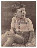 Lincoln Book 148 "Hand Knits for Boys 2-4 yrs" - 40s Knitting Patterns for Boys Instant Download PDF 16 pages