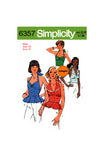 70s Misses' Halter Tops, Bust 34" (87 cm), Simplicity 6357, Vintage Sewing Pattern Reproduction