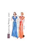 30s Luxury Pajama Set: Top and Pants, Bust 32, Simplicity S618, Vintage Sewing Pattern Reproduction