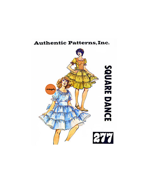 70s Girls' Square Dance Dress in Three Versions, Bust 30-32 (76-81.5 c – Patterns Central 70s Girls' Square Dance Dress in Three Versions, Bust 30-32 (76-81.5 c – Patterns Central