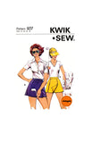 70s Women's Golf Skirt in Two Styles, Waist 28.5-34 (72-86 cm), Kwik Sew 937, Vintage Sewing Pattern Reproduction