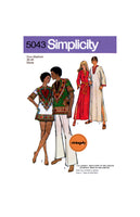 70s Men's Boho Dashiki Top or Caftan, Chest 38-40 (97-102 cm), Simplicity 5043, Vintage Sewing Pattern Reproduction