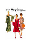70s Empire Waist Dress with Bell Sleeves, Bust 36 (92 cm), Style 2978, Vintage Sewing Pattern Reproduction