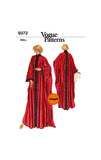 70s Mandarin Collar Caftan, Bust 31.5-32.5 (80-83 cm), Vogue 9372, Vintage Sewing Pattern Reproduction