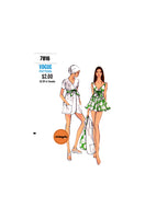 70s Wide V-Neck, Two Piece Swimsuit and Cover Up, Various Sizes, Vogue 7816, Vintage Sewing Pattern Reproduction