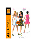 60s Cut-Away Midriff Party Dress in Two Lengths, Various Sizes, McCall's 9785, Vintage Sewing Pattern Reproduction