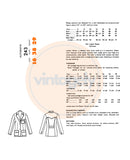 70s Western Blazer with Back Yoke, Bust 38 (97 cm), Authentic Patterns 243, Vintage Sewing Pattern Reproduction