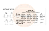 70s Maternity T-Shirt with Long or Short Sleeves, Bust 32.5 (83 cm) to 45 (114 cm), Kwik Sew 768, Sewing Pattern Reproduction