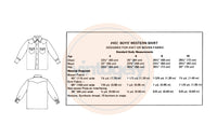 70s Boy's Western Shirt with Shaped Front and Back Yokes, Chest 23.5-28 1/4" (60-72 cm), Kwik Sew 492, Vintage Sewing Pattern Reproduction