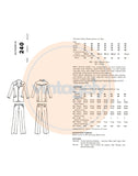 70s Men's Tailored Western Suit: The Jock Ewing Set, Various Sizes, Authentic Patterns 240, Vintage Sewing Pattern Reproduction