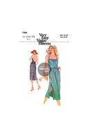 70s Halter Neck, Back Wrap Sundress with Front Pockets, Bust 32.5" (83 cm) or 34" (87 cm) Vogue 7356, Vintage Sewing Pattern Reproduction