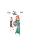 70s Halter Neck, Back Wrap Sundress with Front Pockets, Bust 32.5" (83 cm) or 34" (87 cm) Vogue 7356, Vintage Sewing Pattern Reproduction