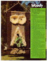 Macramé for Pots and Plants - 14 vintage 70s macrame plant hanger and owl patterns Instant Download PDF 20 pages