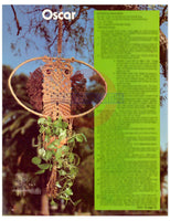 Macramé for Pots and Plants - 14 vintage 70s macrame plant hanger and owl patterns Instant Download PDF 20 pages