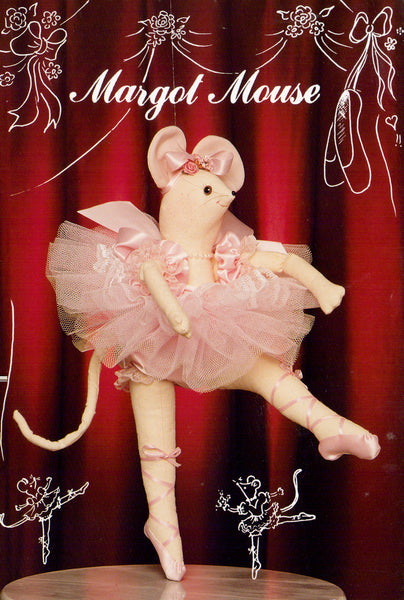 Margot Mouse Sewing Pattern, Mouse and Outfit, Uncut