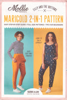 Mollie Makes Pants and Jumpsuit, Size 4-18, Uncut, Factory Folded