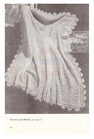 Patons 129 - Knitting Patterns for Shawls Instant Download PDF 24 pages