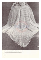 Patons 129 - Knitting Patterns for Shawls Instant Download PDF 24 pages