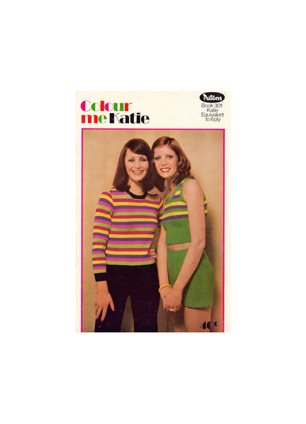 Patons 301 Knitting Book - Knitting Patterns for Women Instant Download PDF 20 pages