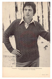 Patons 361 - 70s Patterns for Men's Sweaters and Vest - Instant Download PDF 20 pages
