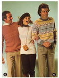 Patons 537 Totem - Knitting Patterns for Men, Women and Children Instant Download PDF 16 pages