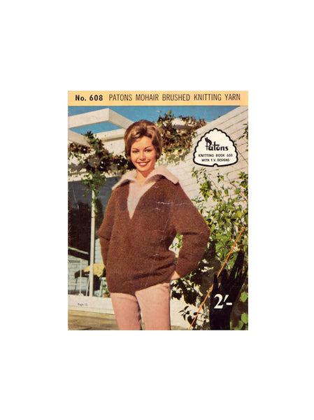 Patons 608 50s Knitting Patterns for Women, Men and Children Instant Download PDF 20 pages