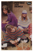 Patons 967 - 70s Crochet and Knitting Patterns for Women's Ponchos and Shawls - Instant Download PDF 24 pages
