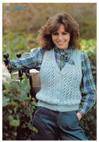 Patons 726 Knitted Vest Patterns - Instant Download PDF 16 pages