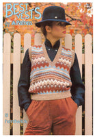 Patons 726 Knitted Vest Patterns - Instant Download PDF 16 pages