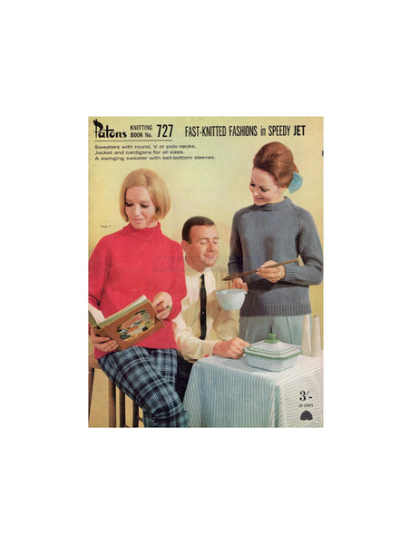 Patons 727 - 60s Knitting Patterns for Women Instant Download PDF 20 pages
