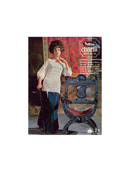 Patons 756 - 60s Knitting Patterns for Women Instant Download PDF 20 pages