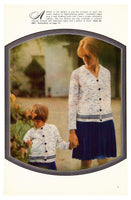 Patons 849 Knitting Book - Knitting Patterns for Girls and Women Instant Download PDF 20 pages