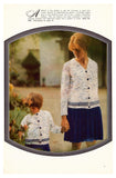 Patons 849 Knitting Book - Knitting Patterns for Girls and Women Instant Download PDF 20 pages