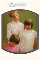 Patons 849 Knitting Book - Knitting Patterns for Girls and Women Instant Download PDF 20 pages