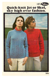 Patons 873 - 70s Knitting Patterns for Men's and Women's Pullovers, Cardigans and Jacket, Instant Download PDF 20 pages