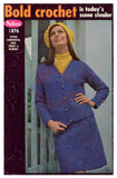 Patons 876 - 60s Crochet Patterns for Women's Coat, Sweaters, Dresses and Jackets Instant Download PDF 20 pages