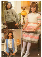 Patons C.39 Jiffy Stick - Patterns for Women and Children Instant Download PDF 16 pages