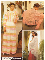Patons C.39 Jiffy Stick - Patterns for Women and Children Instant Download PDF 16 pages