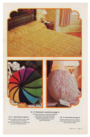 Patons C.27 Knitted Rugs, Cushions, Bedspread, Lampshade - Instant Download PDF 24 pages